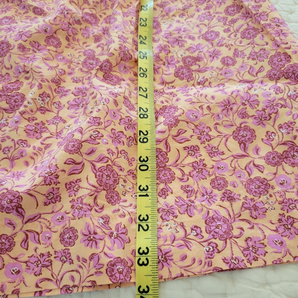 NWT Large Old Navy Pink/Orange Floral Dress - Picture 5 of 6